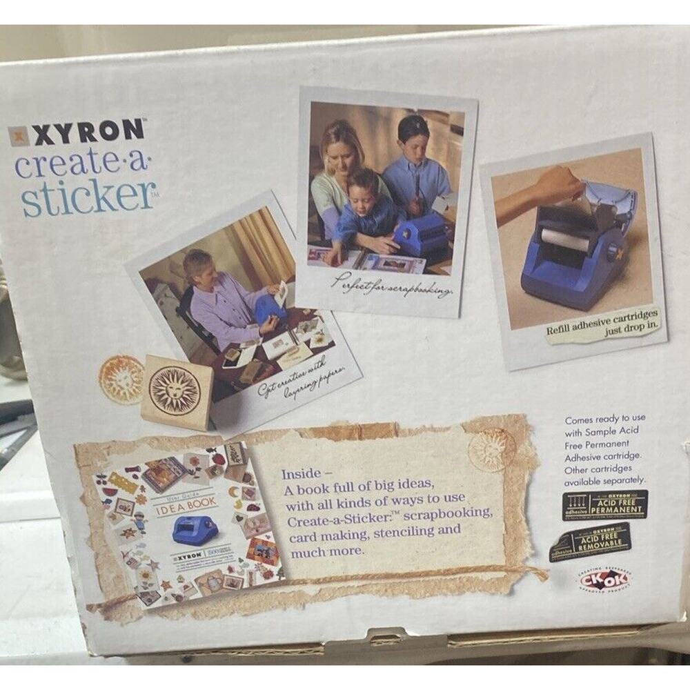 Xyron Create-a-Sticker Model 500 w/Permanent & Removable Stickers